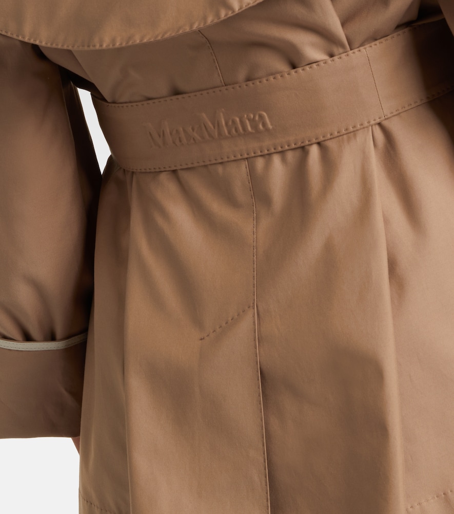  Max Mara Max Mara Clara Cotton-blend Gabardine Trench Coat 
