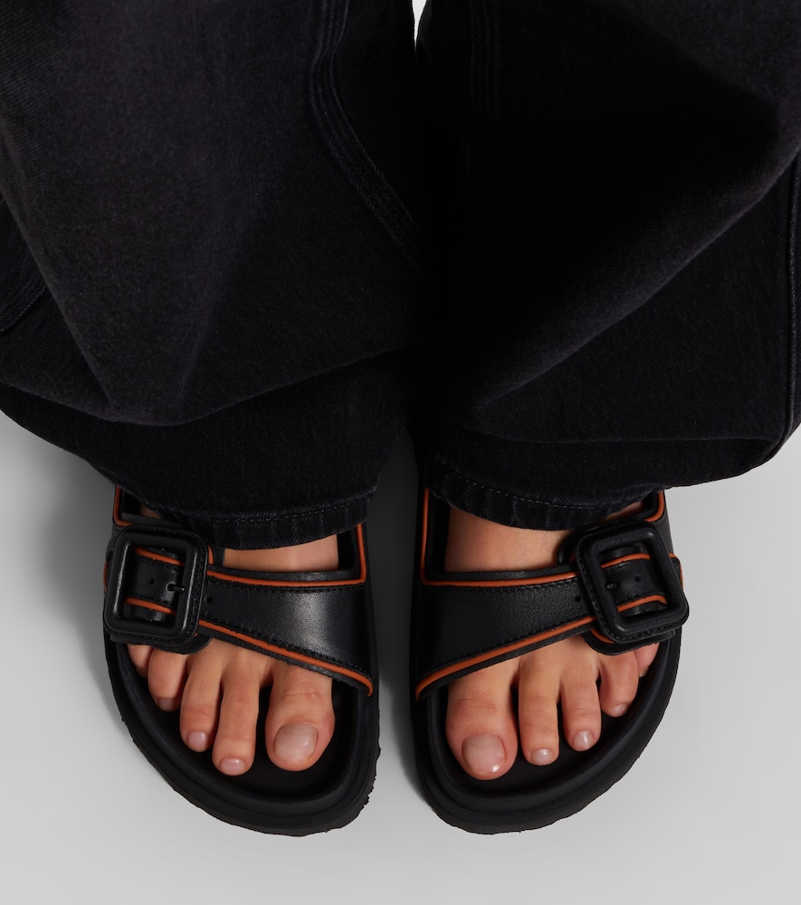 Birkenstock 1774 Arizona leather slides