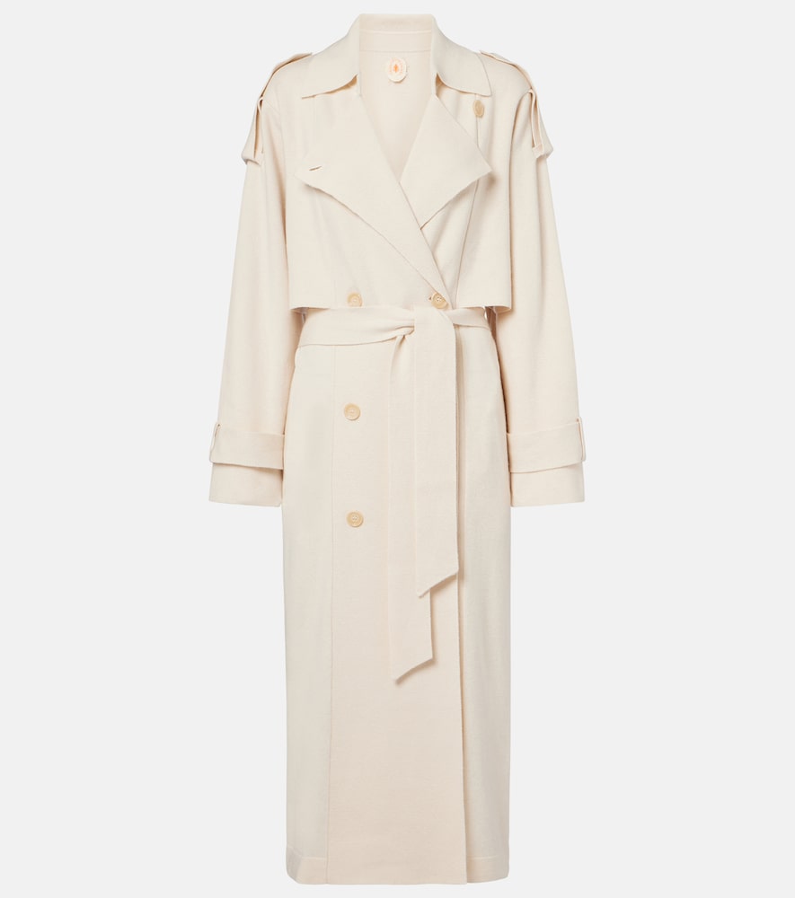 Jardin des Orangers Wool and cashmere trench coat