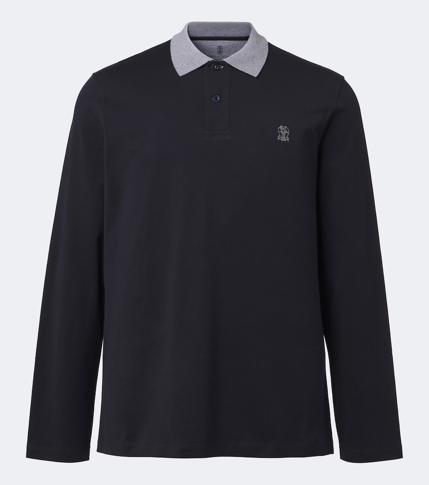 Poloshirt aus Baumwoll-Jersey