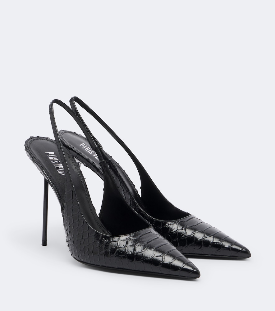 Pumps slingback Lydia in pelle