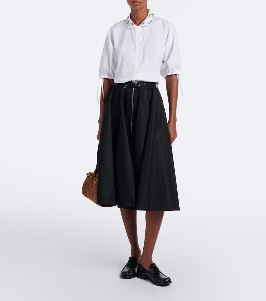 Re-Nylon Belted Midi
