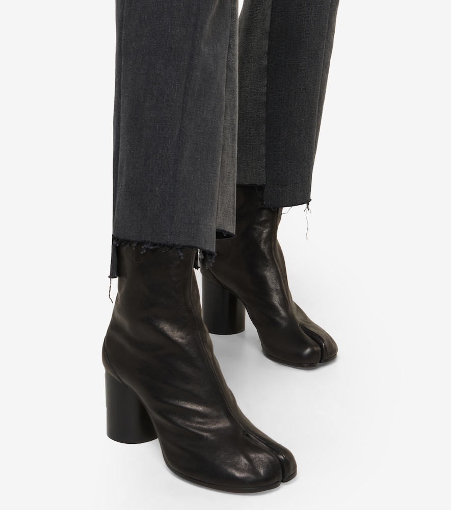 Tabi Leather Ankle Boots
