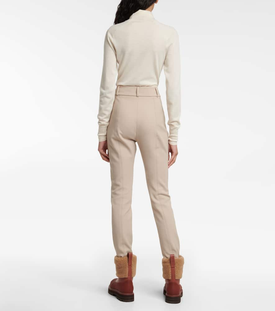 Shop Loro Piana Lucian Slim Ski Pants In Almond Cookies