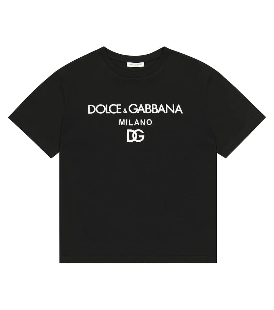 Dolce & Gabbana Kids Logo cotton jersey T-shirt