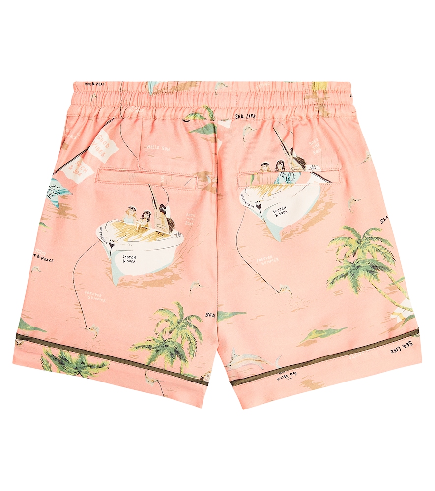  Scotch & Soda Kids Scotch & Soda Kids Bedruckte Mid-rise Shorts 