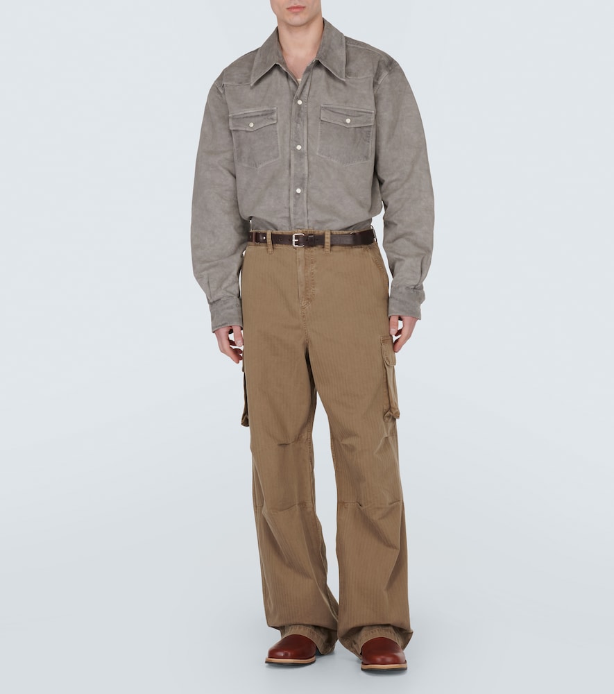  Our Legacy Our Legacy Mount Herringbone Cotton Cargo Pants 