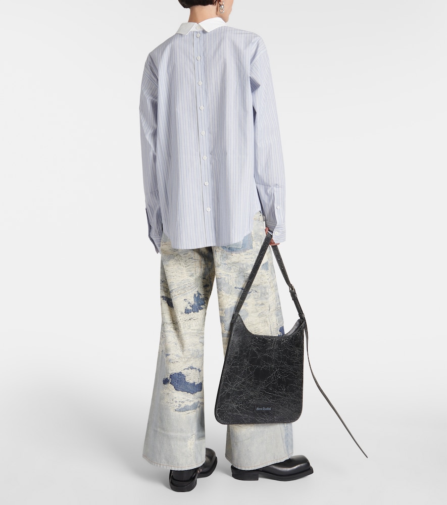  Acne Studios Acne Studios Camisa De Algodón A Rayas 