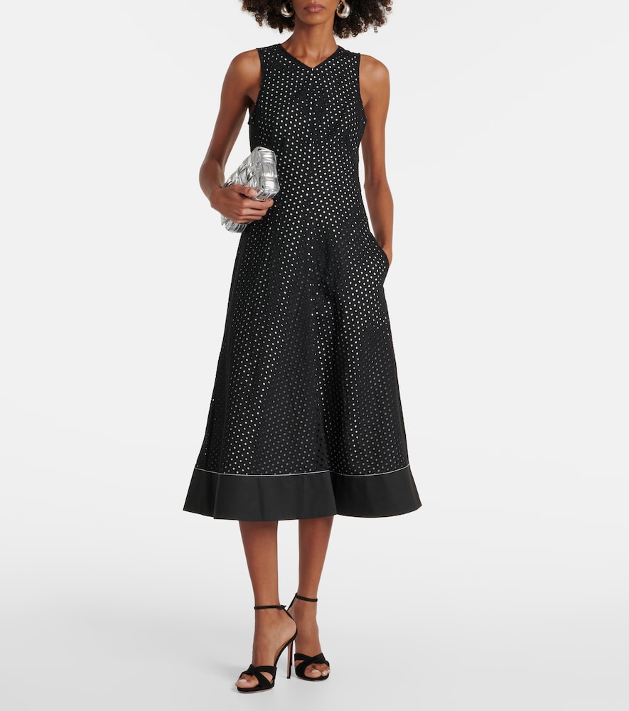  Proenza Schouler Proenza Schouler White Label Midikleid Juno Aus Baumwolle 