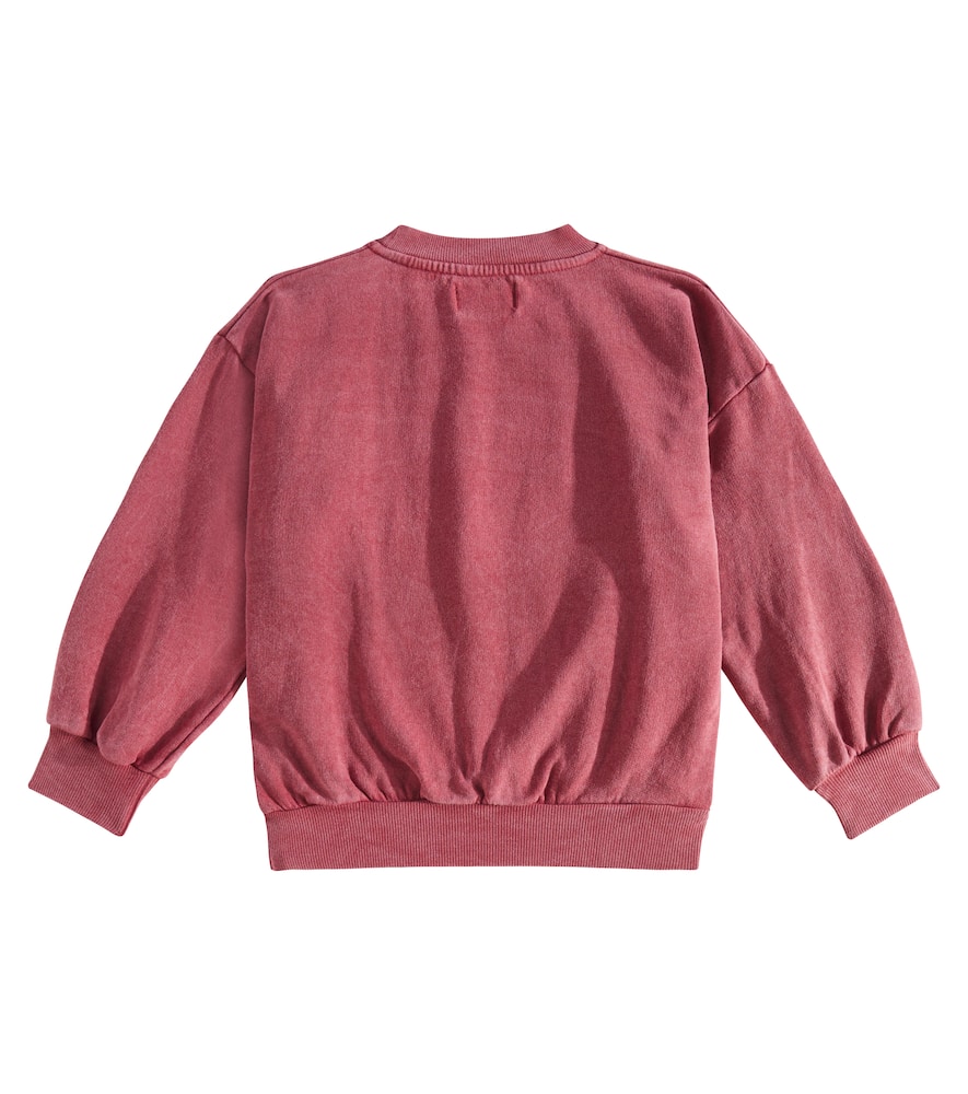 Bobo Choses Fairy Dog Cotton Jersey Sweatshirt In Red