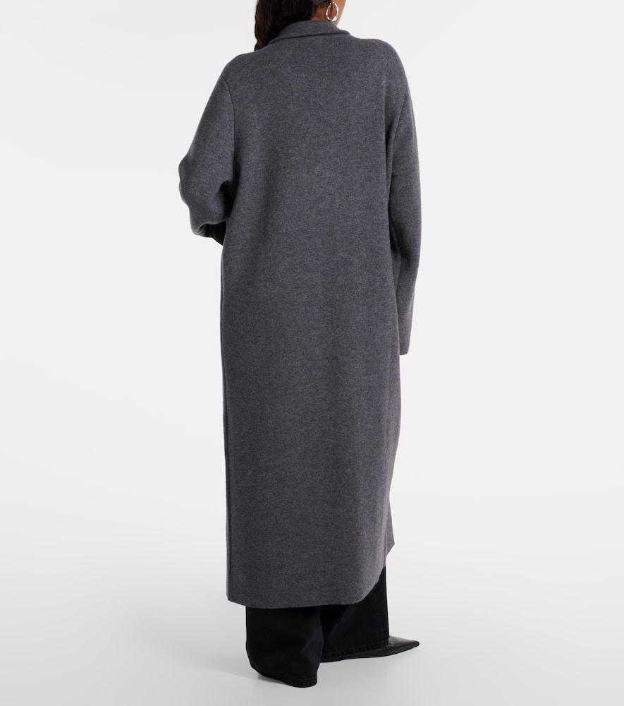 Lisa Yang Amie Cashmere Coat In Grey