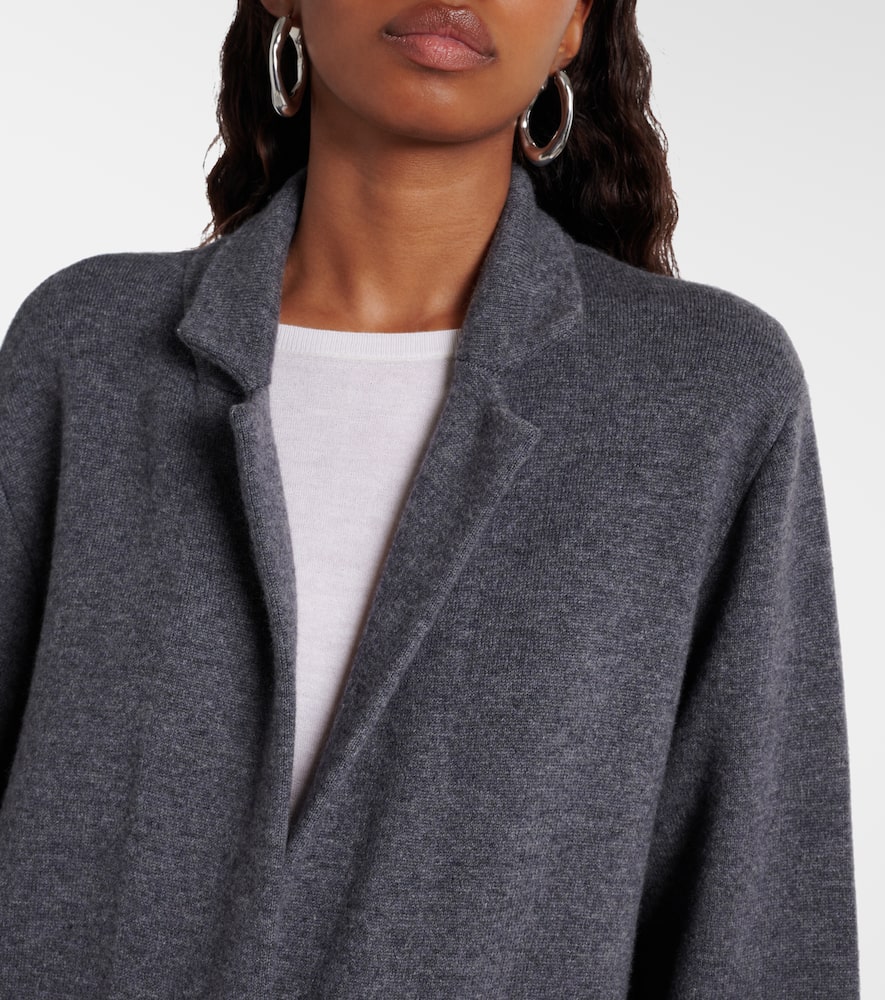 Lisa Yang Amie Cashmere Coat In Grey