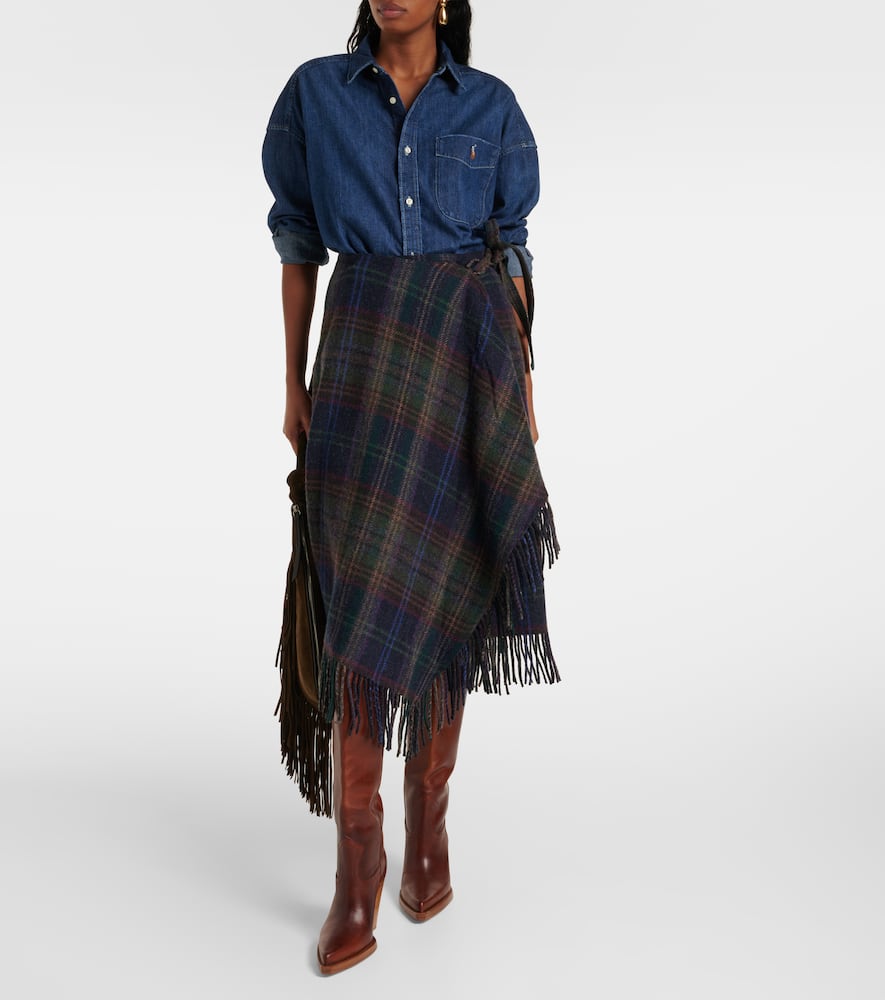 Shop Polo Ralph Lauren Oversized Denim Overshirt In Blue