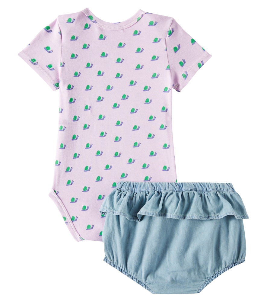  Bobo Choses Bobo Choses Baby Bodysuit, Bloomers And Socks Set 