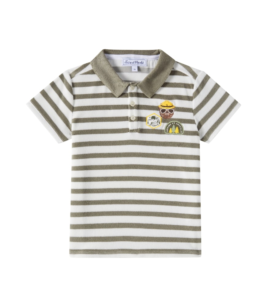 Tartine Et Chocolat Polohemd Aus Frottee In Multicolor