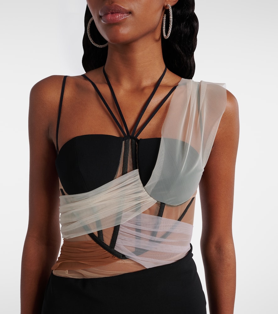 Shop Nensi Dojaka Sacha Corset Minidress