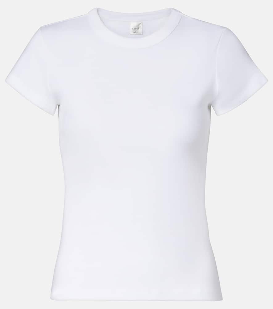 Nando ribbed-knit cotton T-shirt