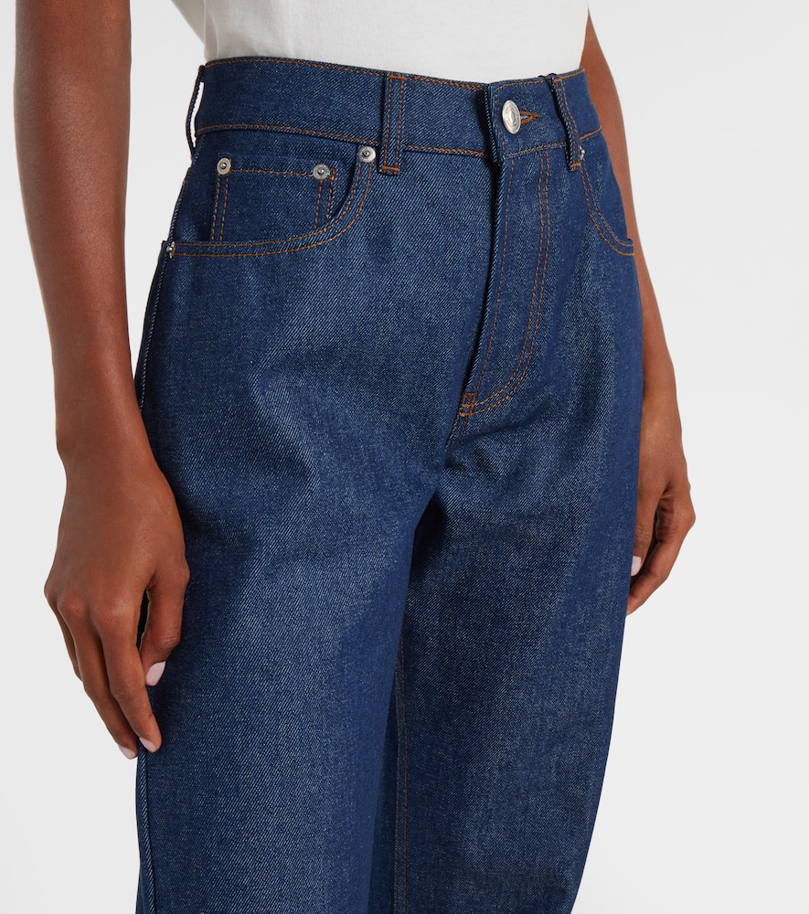  Ami Paris Ami Paris Mid-rise Straight Jeans 