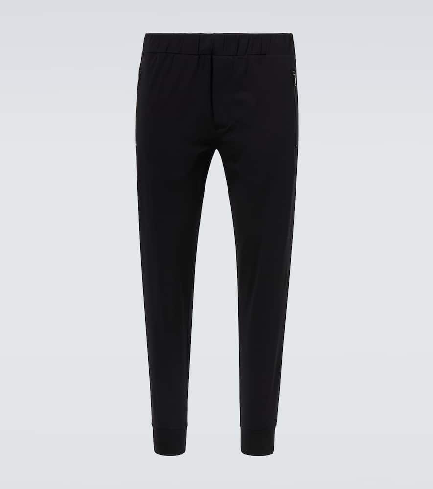 Prada Buttoned Tapered Leg Pants In Black