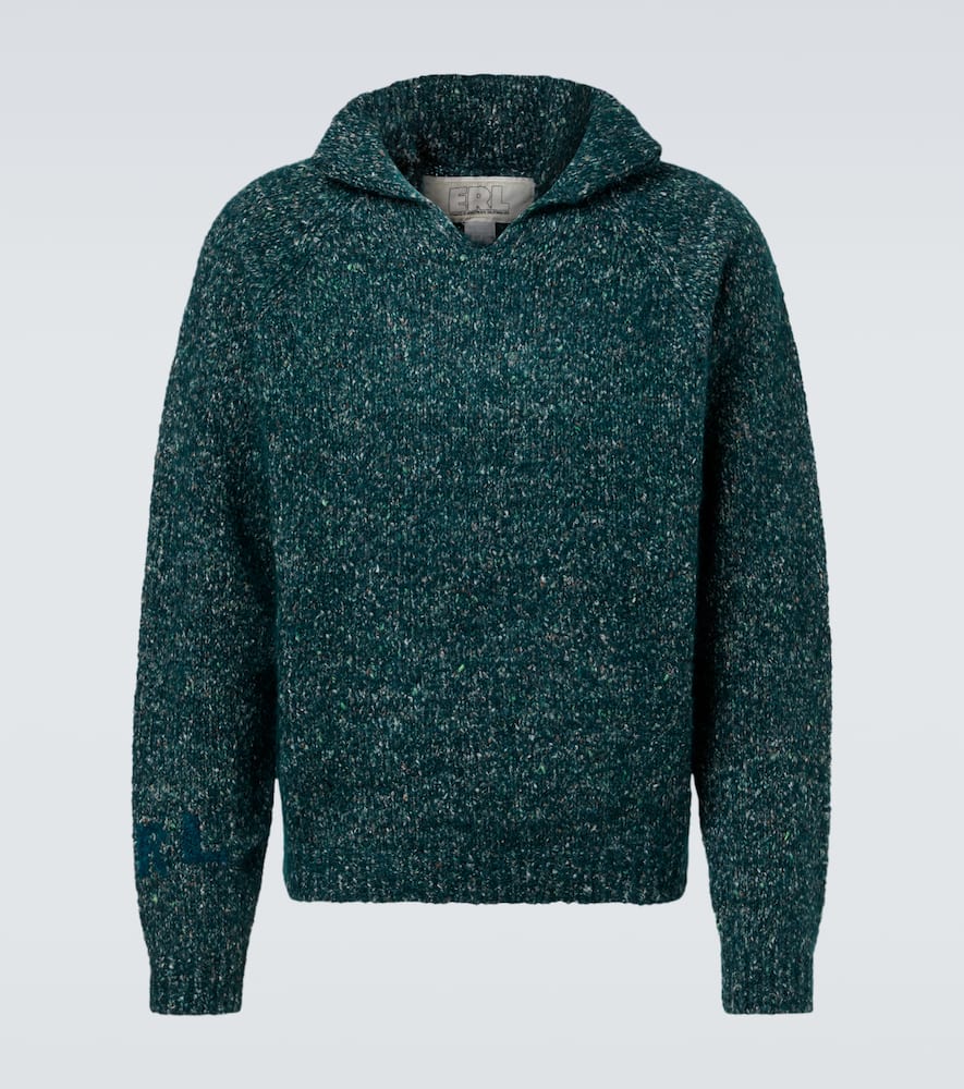 Erl Alpaca, Wool, And Cotton-blend Sweater In Gold