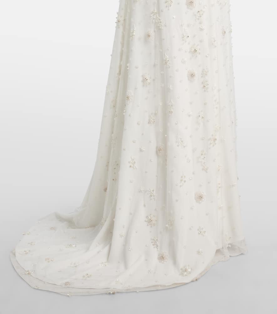 Jenny Packham Bridal Sylvia Embellished Gown In White