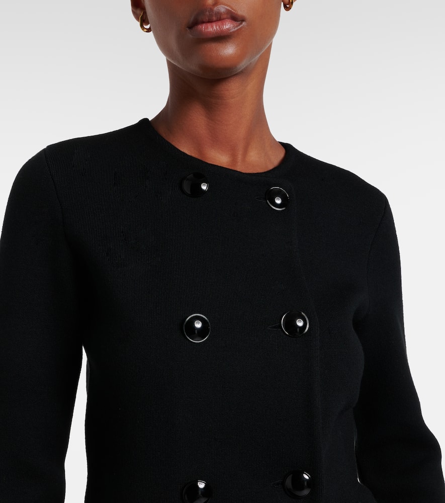 Dorothee Schumacher Sharp Ambition Wool-blend Jacket In Black