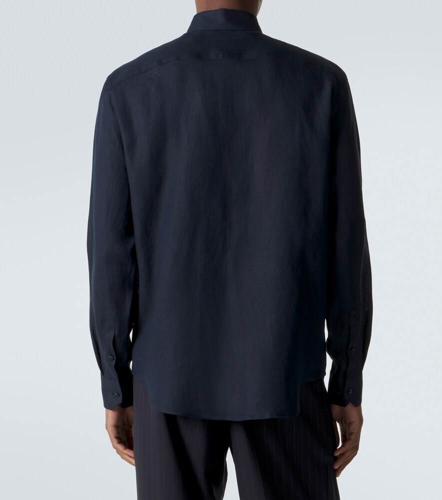  Giorgio Armani Giorgio Armani Hemd Aus Leinen 