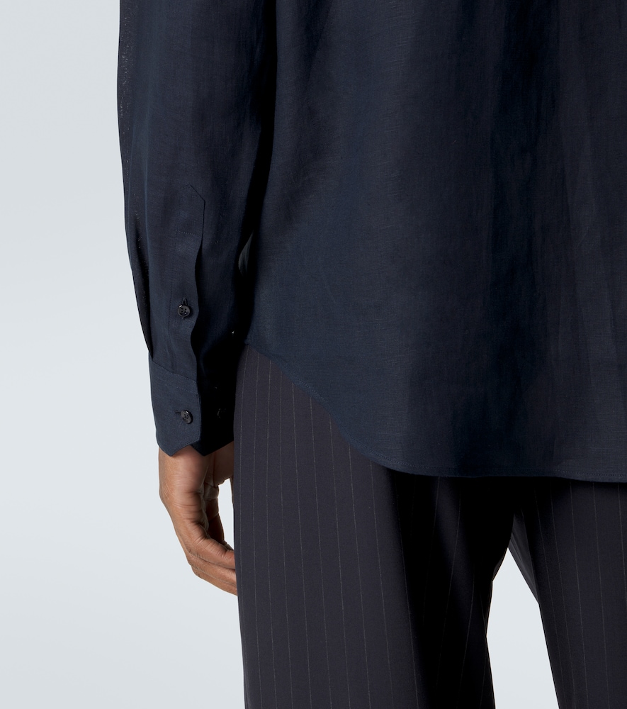  Giorgio Armani Giorgio Armani Hemd Aus Leinen 