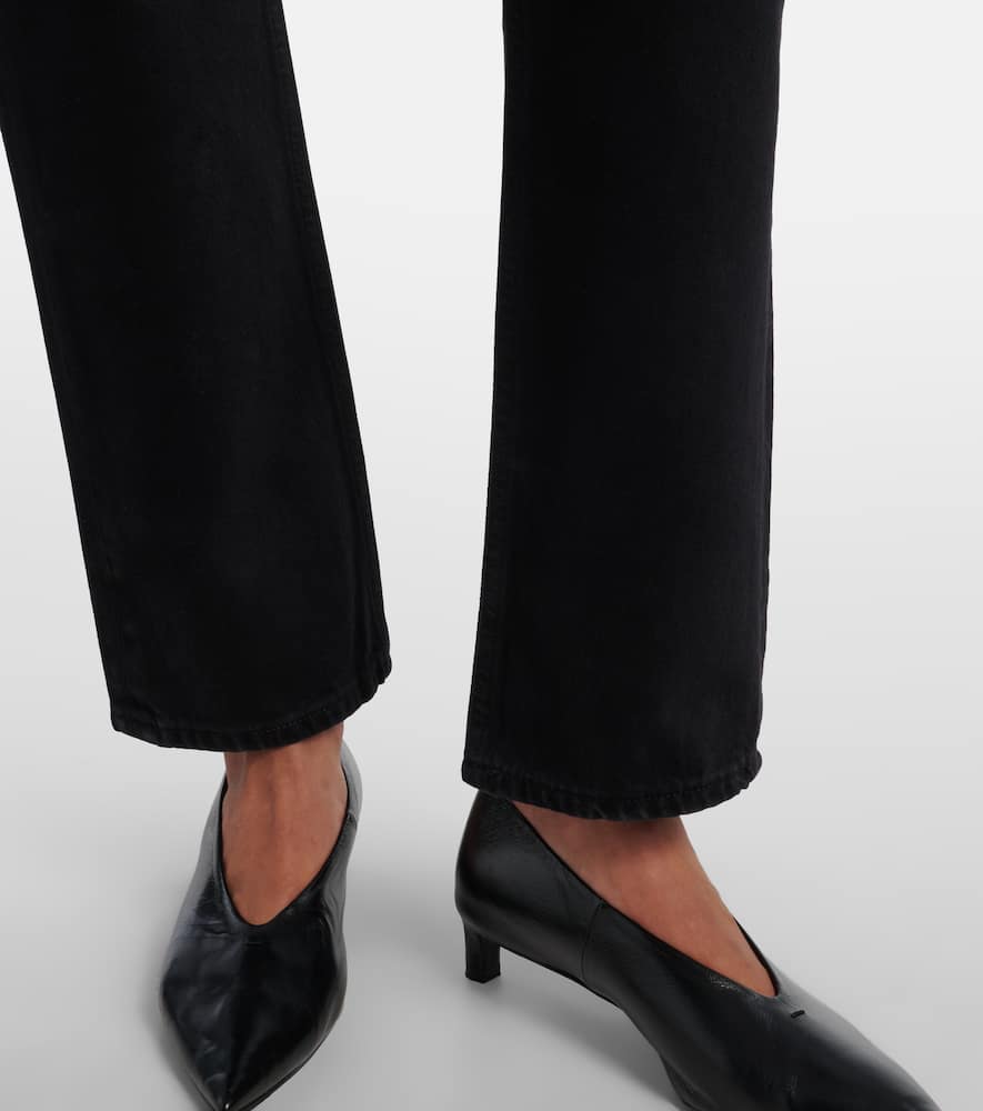 Citizen Of Humanity Blaine High-rise Straight Jeans In Black