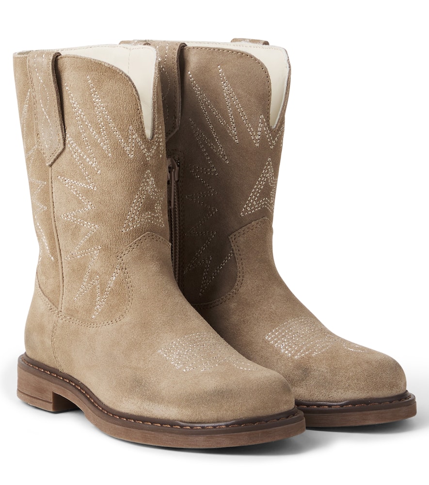 Stivali texani Wish Star Biker in suede