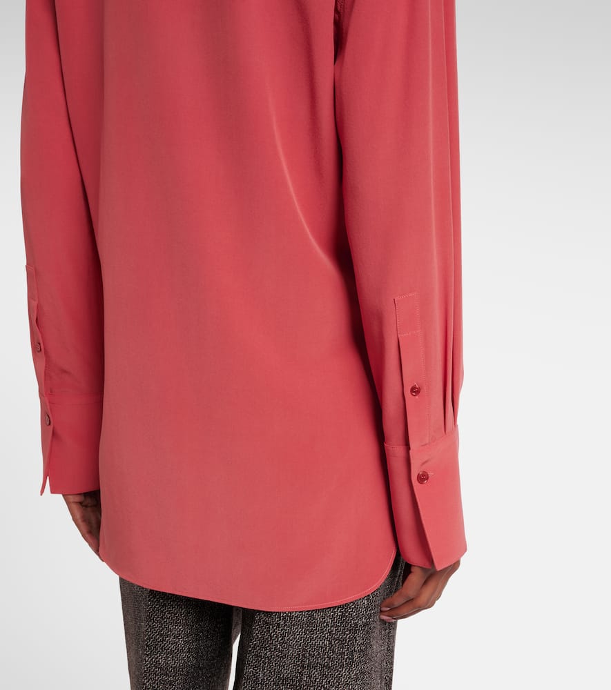 Joseph Joe Silk Crêpe De Chine Shirt In Pink
