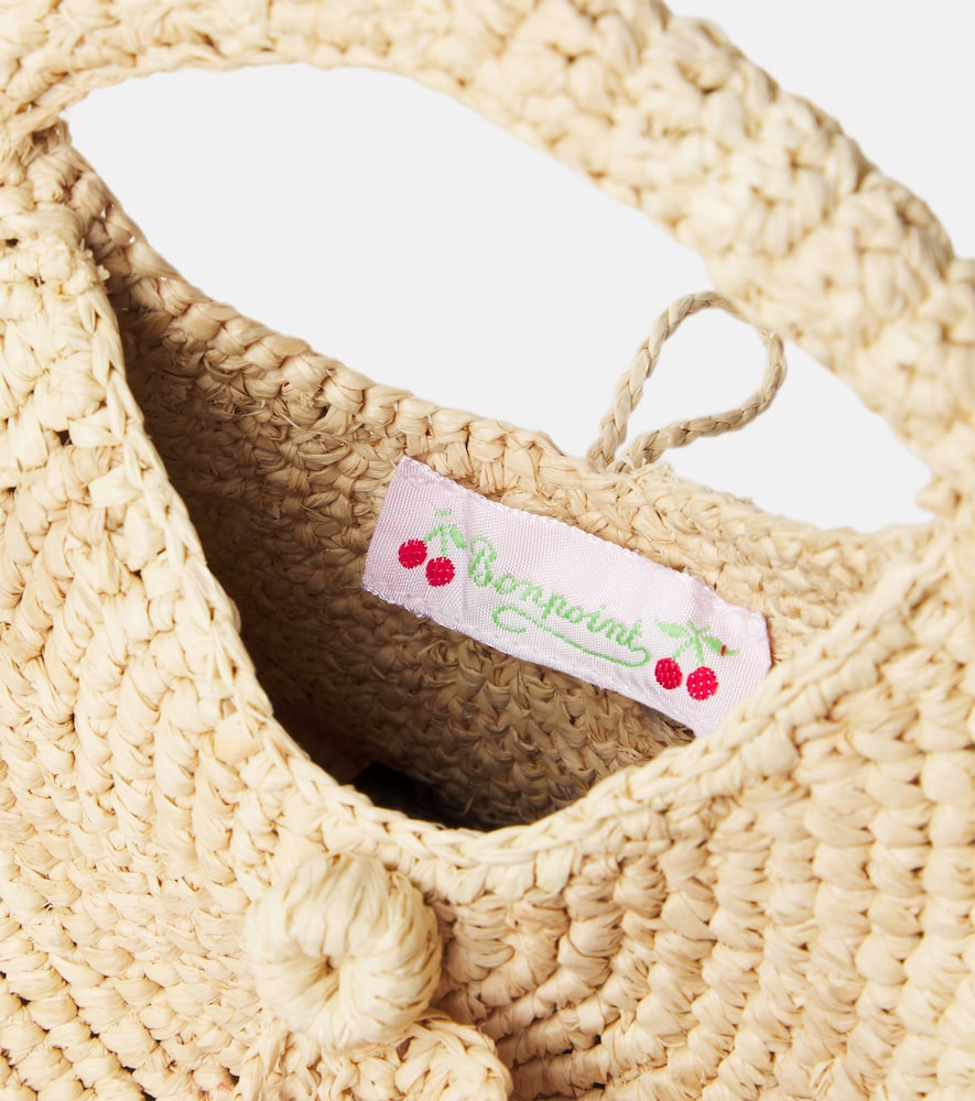  Bonpoint Bonpoint Tasche Loulou Aus Raffiabast 