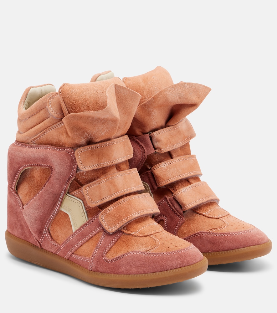 High-Top Sneakers Bekett aus Veloursleder