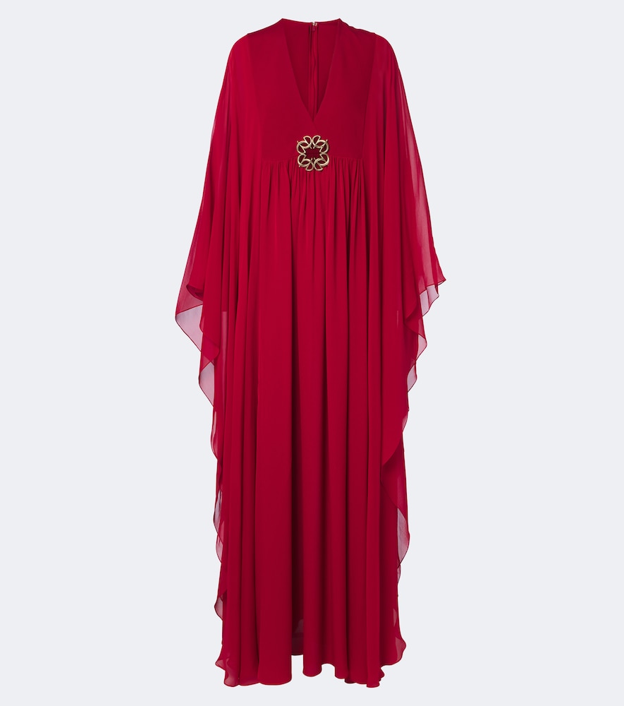 Elie Saab Cafetan en soie à ornement
