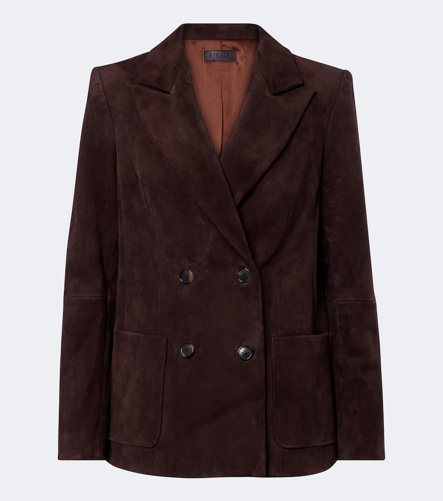 Stouls Jones double-breasted suede blazer | Thumbnail 7