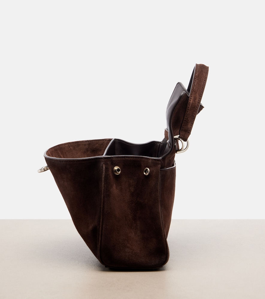  Balenciaga Balenciaga Henkeltasche Rodeo Mini Aus Veloursleder 