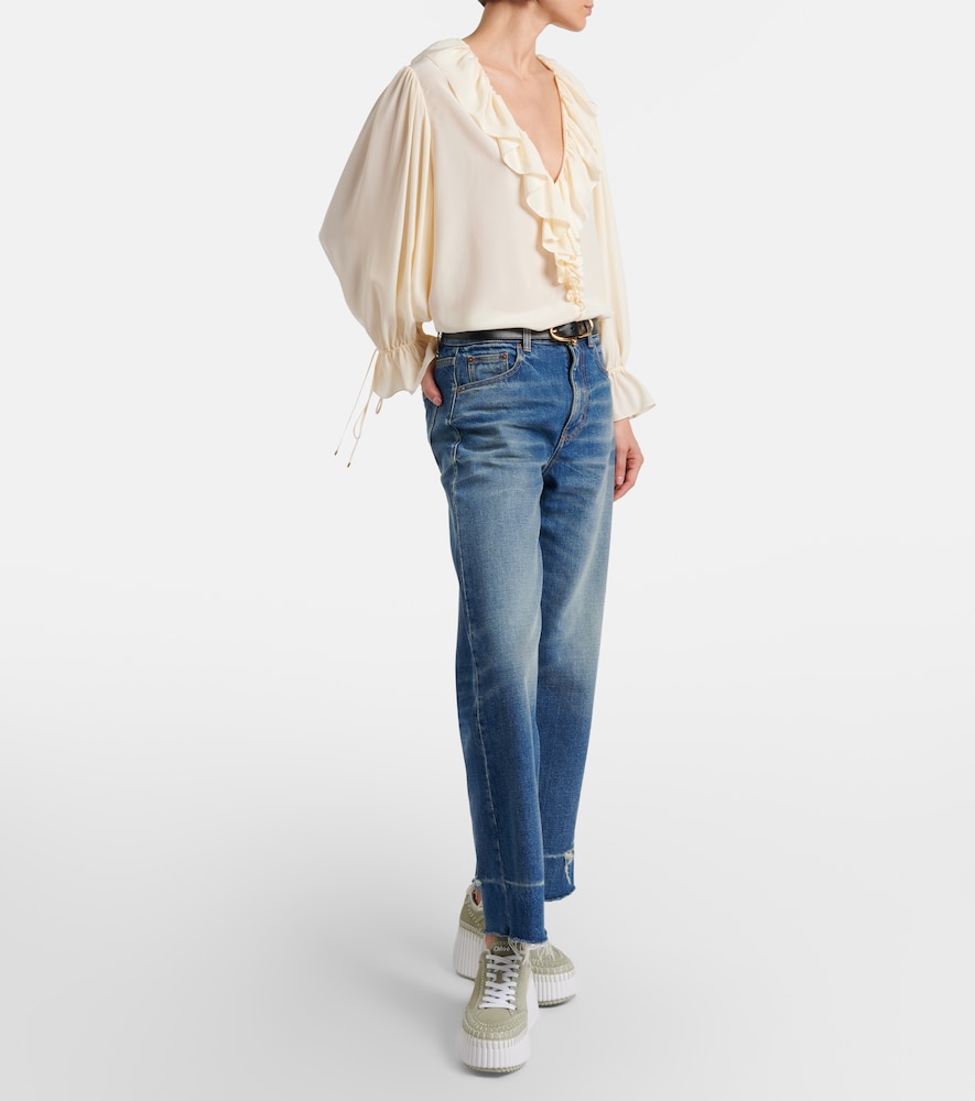 Chloé Nama Suede Platform Sneakers