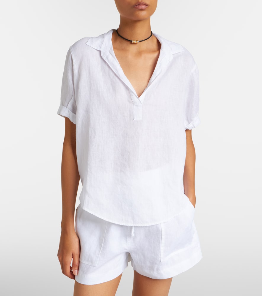  Velvet Velvet Vivica Linen Top 