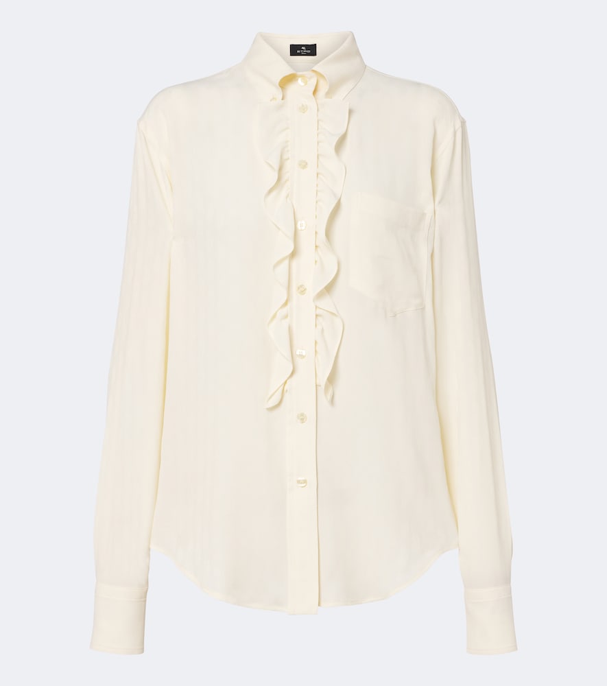 Paisley Ruffled Blouse