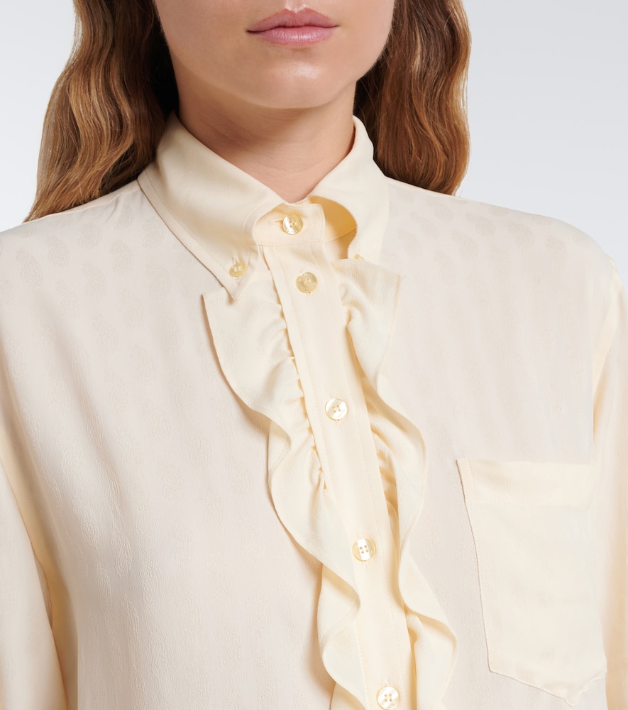 Paisley Ruffled Blouse
