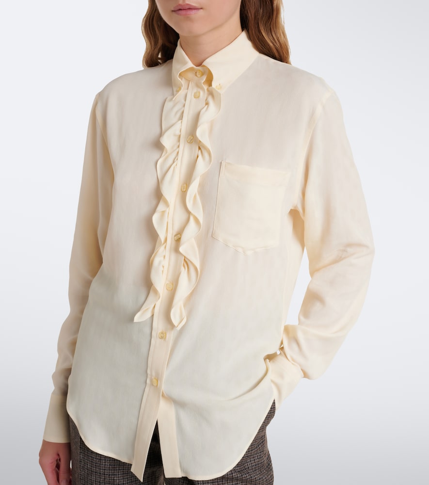 Paisley Ruffled Blouse
