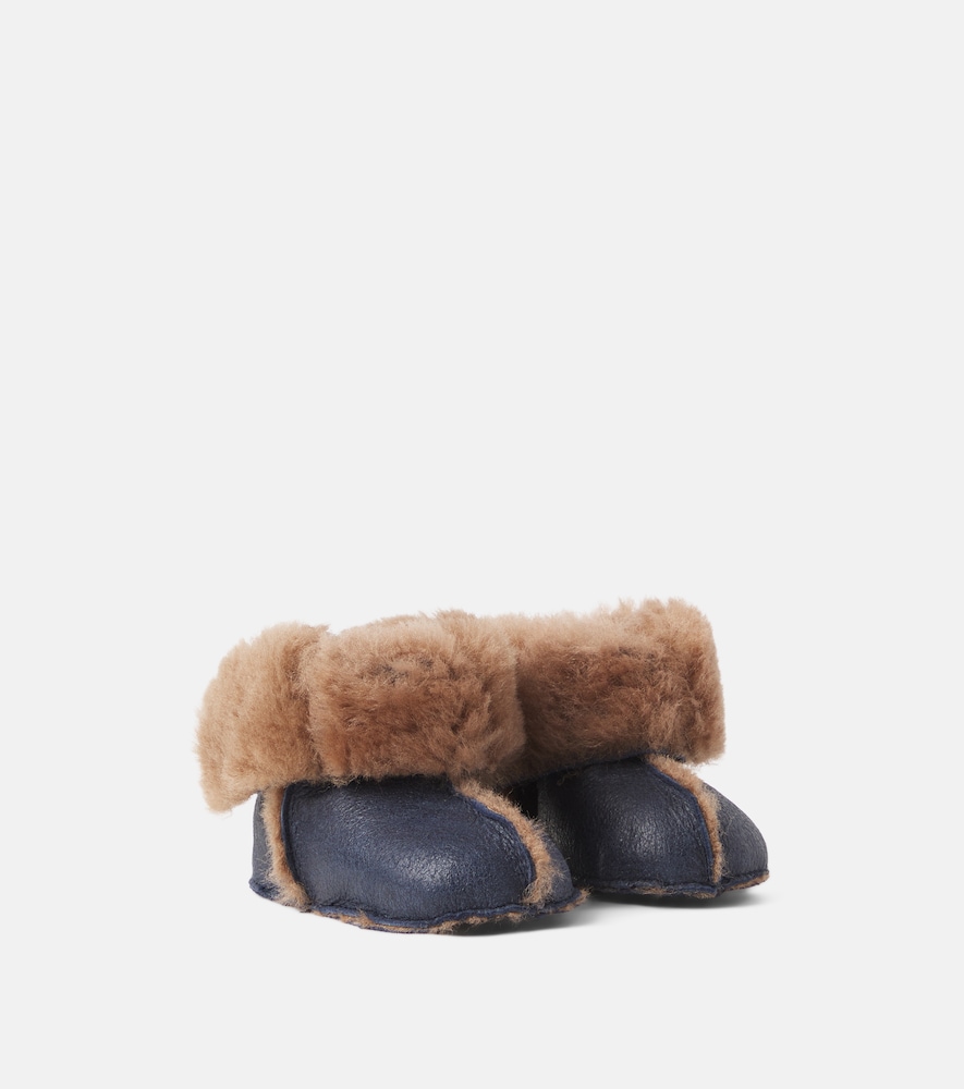 Baby – Stivaletti in pelle e shearling