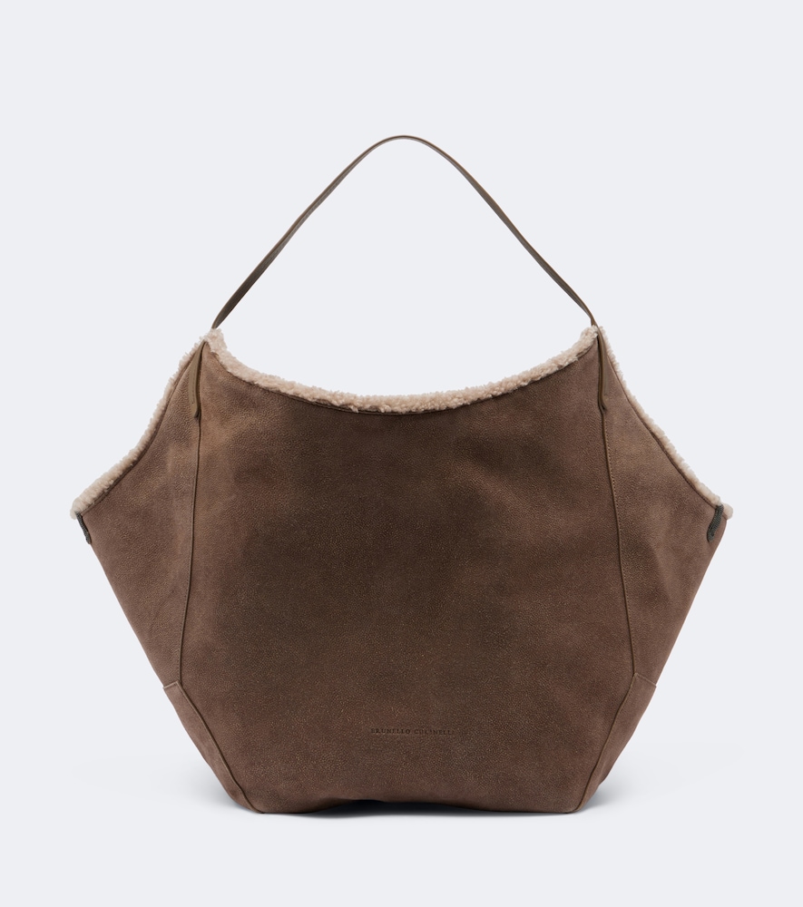 Wendbare Tote Bag Duo Large aus Leder
