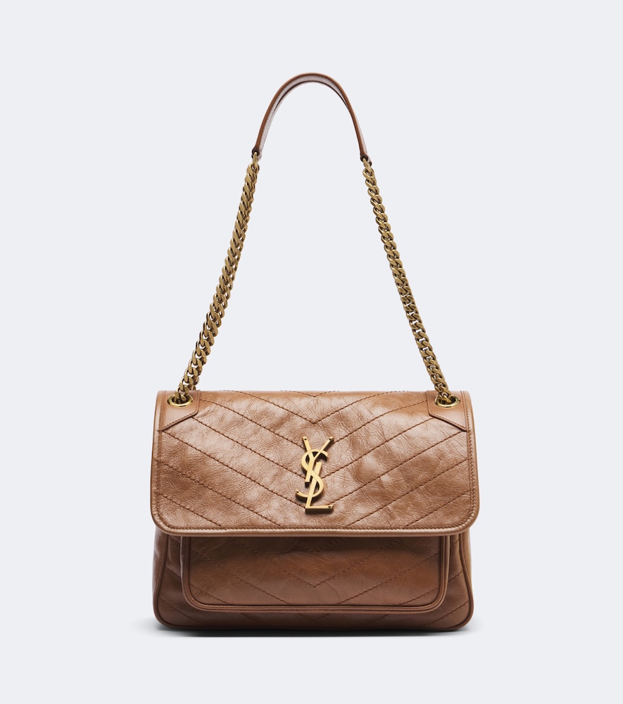 Schultertasche Niki Medium aus Leder