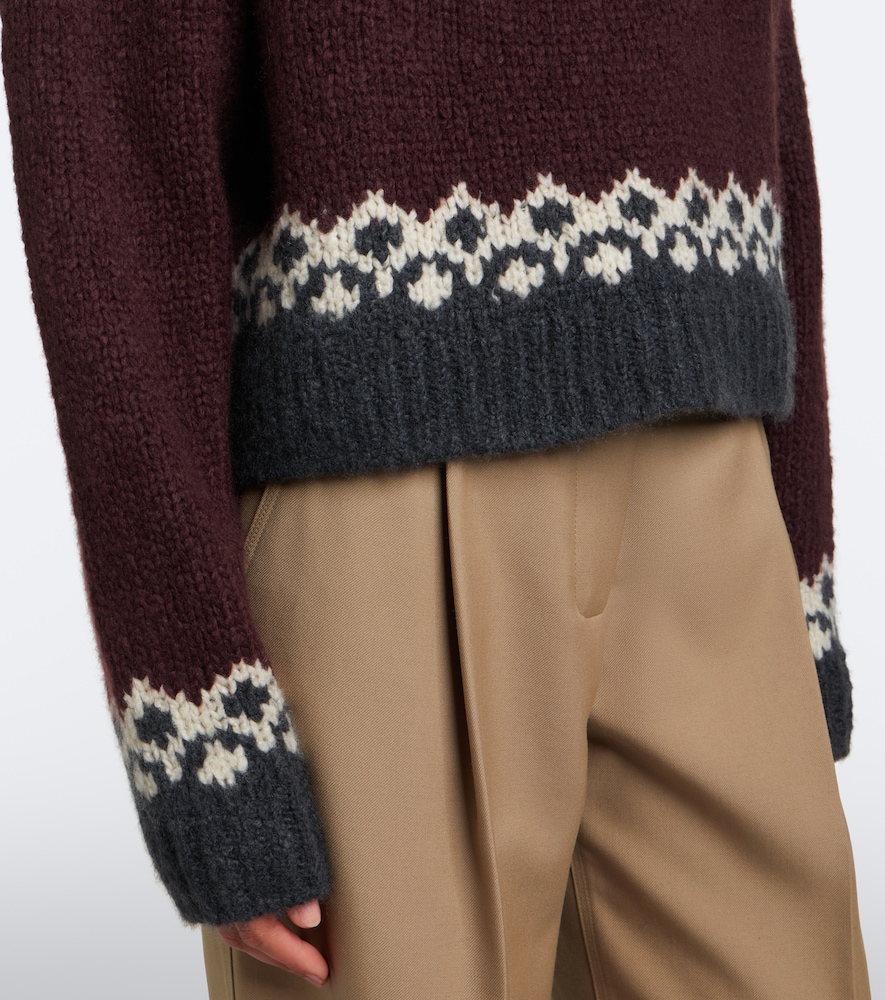 Isaline Fair Isle Cashmere And Sweater