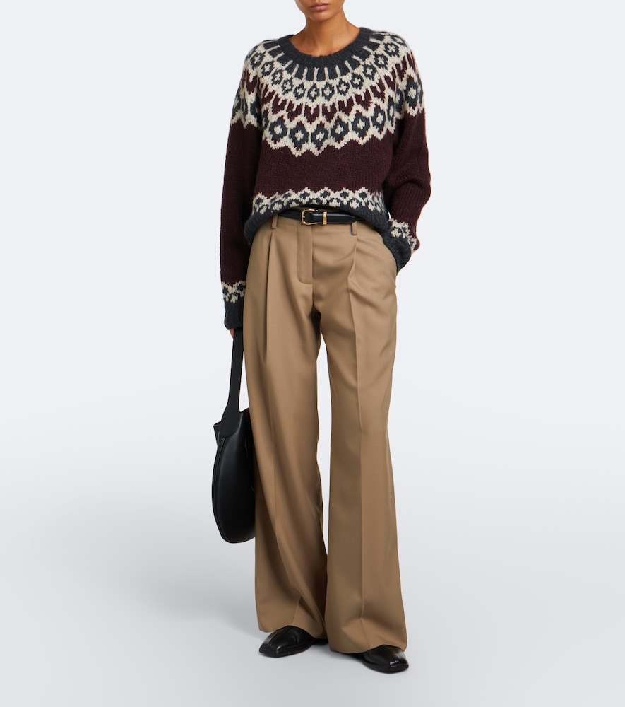 Isaline Fair Isle Cashmere And Sweater
