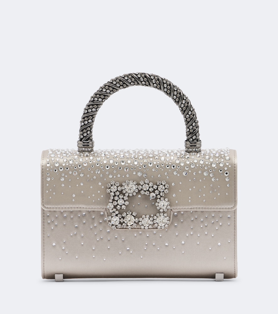 Verzierte Henkeltasche Envelope aus Satin