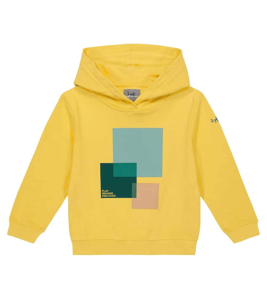 Il Gufo Printed cotton hoodie