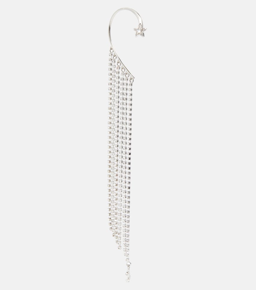 Crystal-embellished single ear cuff