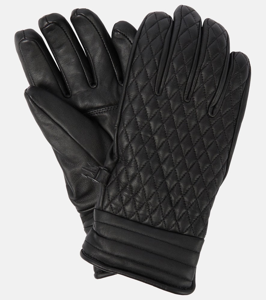 Fusalp Athena quilted leather gloves